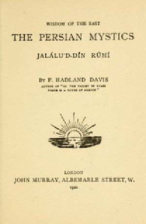 [Gutenberg 45159] • The Persian Mystics: Jalálu'd-dín Rúmí